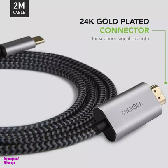 کابل USB-C به HDMI انرجیا (Energea) مدل FibraTough به طول 2 متر