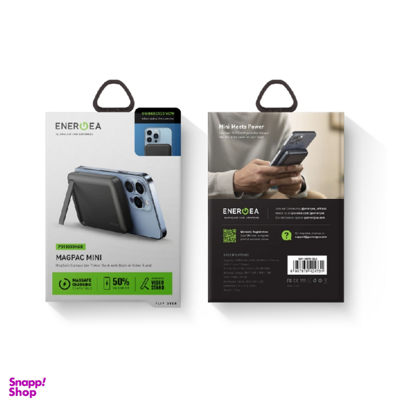 پاوربانک وایرلس انرجیا (Energea) مدل MagPac Mini Power Bank 10000mah ظرفیت 10000 میلی آمپر ساعت