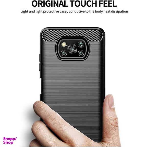 کاور جیتک مدل Rugged Carbon مناسب برای موبایل شیائومی Mi Poco X3 NFC/PRO