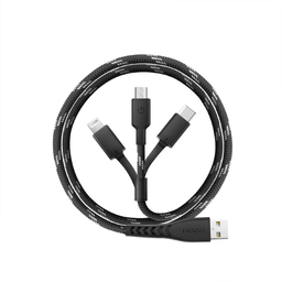 کابل 3 در 1 انرجیا (Energea) سری NYLOFLEX با استاندارد C89 طول 150cm