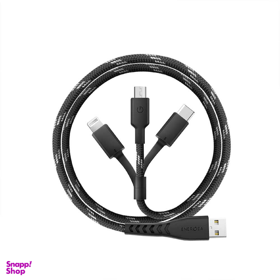کابل 3 در 1 انرجیا (Energea) سری NYLOFLEX با استاندارد C89 طول 150cm