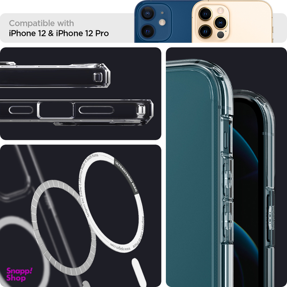 کاور اسپیگن (Spigen) مدل Ultra Hybrid Mag مناسب برای موبایل iphone 12/12 Pro