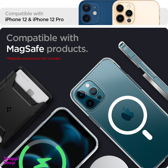 کاور اسپیگن (Spigen) مدل Ultra Hybrid Mag مناسب برای موبایل iphone 12/12 Pro