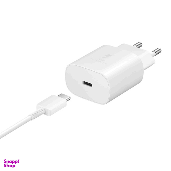 شارژر دیواری و کابل USB Type-C سامسونگ مدل EP-TA800 25W