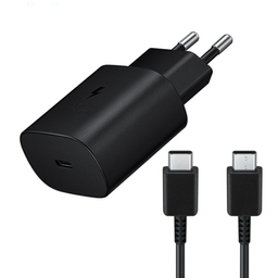 شارژر دیواری و کابل USB Type-C سامسونگ مدل EP-TA800 25W