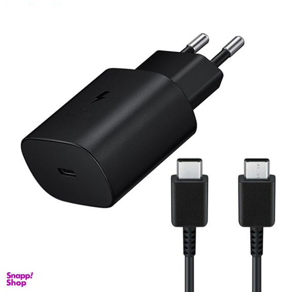شارژر دیواری و کابل USB Type-C سامسونگ مدل EP-TA800 25W