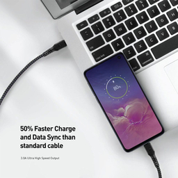 کابل USB-C به USB-C انرجیا (Energea) مدل FibraTough سرعت 10Gbps