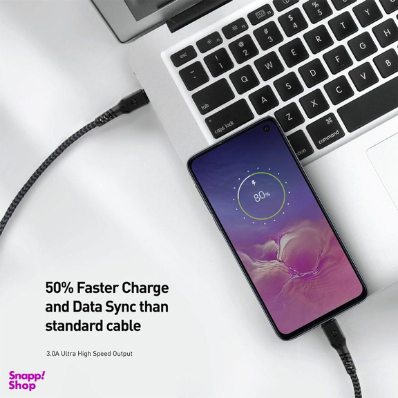 کابل USB-C به USB-C انرجیا (Energea) مدل FibraTough سرعت 10Gbps