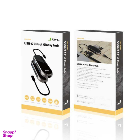هاب USB-C جی سی پال (Jcpal) مدل Onyx دارای 9 پورت
