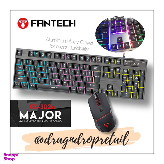 کیبورد و ماوس گیمینگ فنتک (Fantech) مدل Major KX-302S