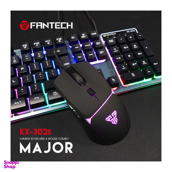 کیبورد و ماوس گیمینگ فنتک (Fantech) مدل Major KX-302S