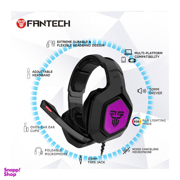 هدفون گیمینگ فنتک (Fantech) مدل Omni