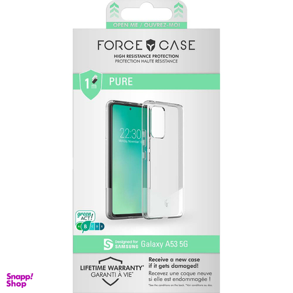 کاور فورس مدل FCPUREGA535GT Pure مناسب برای گوشی موبایل سامسونگ Galaxy A53 5G
