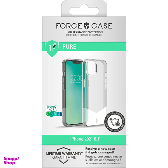 کاور فورس مدل FCPUREIP1361T Pure مناسب برای گوشی موبایل اپل iPhone 13