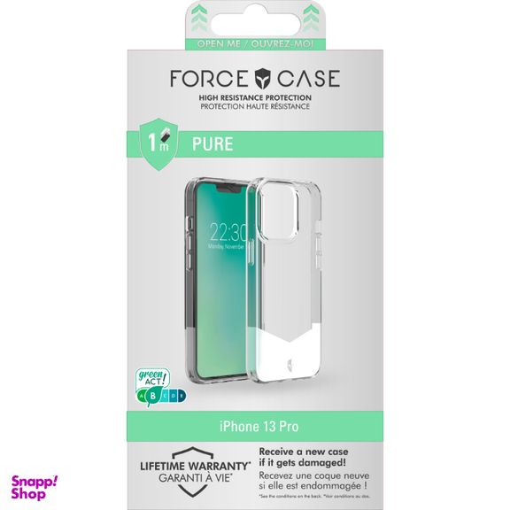 کاور فورس مدل FCPUREIP1361PT Pure مناسب برای گوشی موبایل اپل iPhone 13 Pro