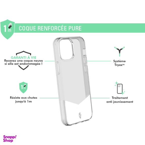 کاور فورس مدل FCPUREIP1354T Pure مناسب برای گوشی موبایل اپل iPhone 13 Mini