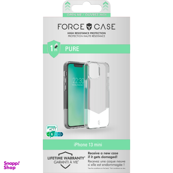 کاور فورس مدل FCPUREIP1354T Pure مناسب برای گوشی موبایل اپل iPhone 13 Mini