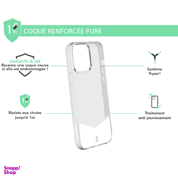 کاور فورس مدل FCPUREIP1367T Pure مناسب برای گوشی موبایل اپل iPhone 13 Pro Max