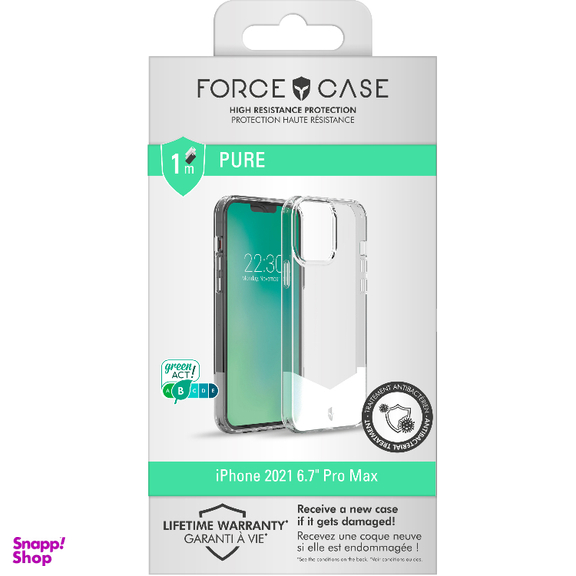 کاور فورس مدل FCPUREIP1367T Pure مناسب برای گوشی موبایل اپل iPhone 13 Pro Max