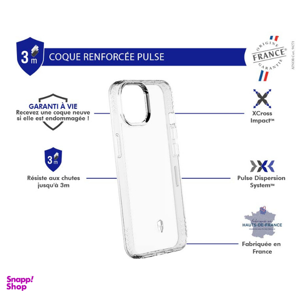 کاور گوشی موبایل فورس (Force) مدل FCPULSIP14T Pulse مناسب اپل iPhone 14