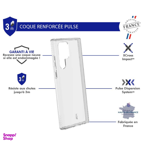 کاور گوشی موبایل فورس (Force) مدل FCPULSGS22UT Pulse مناسب سامسونگ Galaxy S22 Ultra 5G