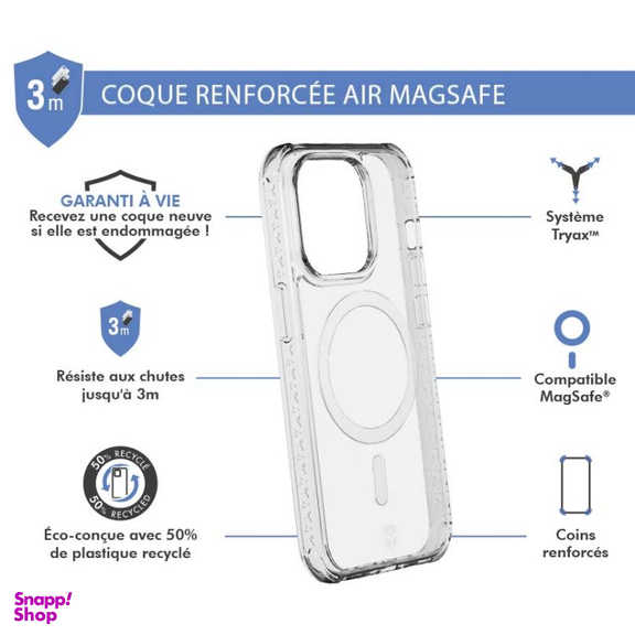 کاور فورس (Force) مدل FCAIRMAGIP14PT Air مناسب گوشی موبایل اپل iPhone 14 Pro