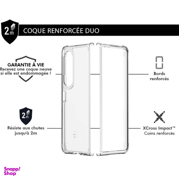 کاور گوشی موبایل فورس (Force) مدل FCDUOGZFOLD3T Duo مناسب سامسونگ Galaxy Z Fold 3