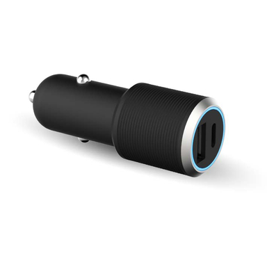 شارژر فندکی 37 وات فورس (Force) مدل FPLICAC2AC37WPDB Power Delivery با دو پورت