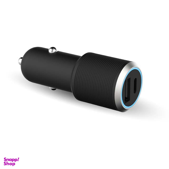 شارژر فندکی 37 وات فورس (Force) مدل FPLICAC2AC37WPDB Power Delivery با دو پورت