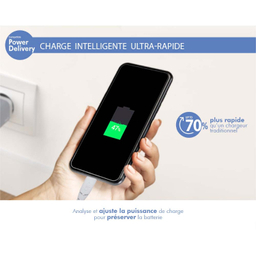 شارژر دیواری فورس (Force) مدل FPLICS1C25WPDB USB-C PD با ظرفیت 25 وات