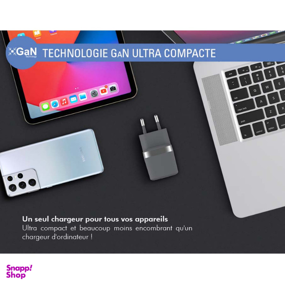 شارژر دیواری فورس (Force) مدل FPCS30WGANCG USB C PD ظرفیت 30 وات