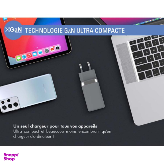 شارژر دیواری فورس (Force) مدل FPCS45WGANCG USB C PD ظرفیت 45 وات