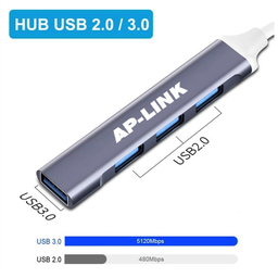 هاب 4 پورت USB3.0 ای پی لینک مدل DJ-A809
