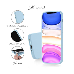 کاور مدل سیلیکونی مناسب برای گوشی موبایل اپل iPhone 13 Pro Max