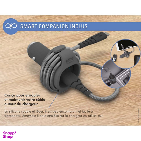 شارژر فندکی 37 وات فورس (Force) مدل FPCAC37W2USBACG Power Delivery