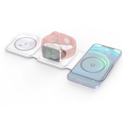 شارژر بی‌سیم 3 در 1 فورس (Force) مدل FPMSINDUC3EN1W MagSafe