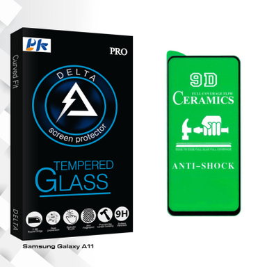 محافظ صفحه نمایش سرامیکی پی کی مدل Delta Glass مناسب برای گوشی موبایل سامسونگ Galaxy A11