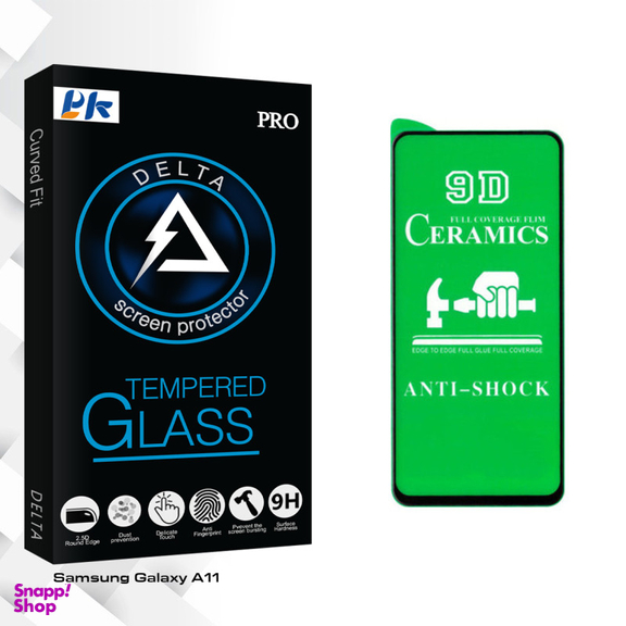 محافظ صفحه نمایش سرامیکی پی کی مدل Delta Glass مناسب برای گوشی موبایل سامسونگ Galaxy A11