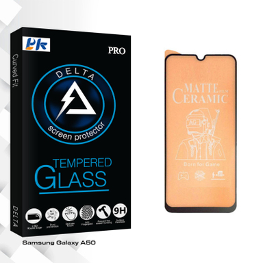 محافظ صفحه نمایش سرامیکی پی کی مدل Delta Glass مناسب برای گوشی موبایل سامسونگ Galaxy A50