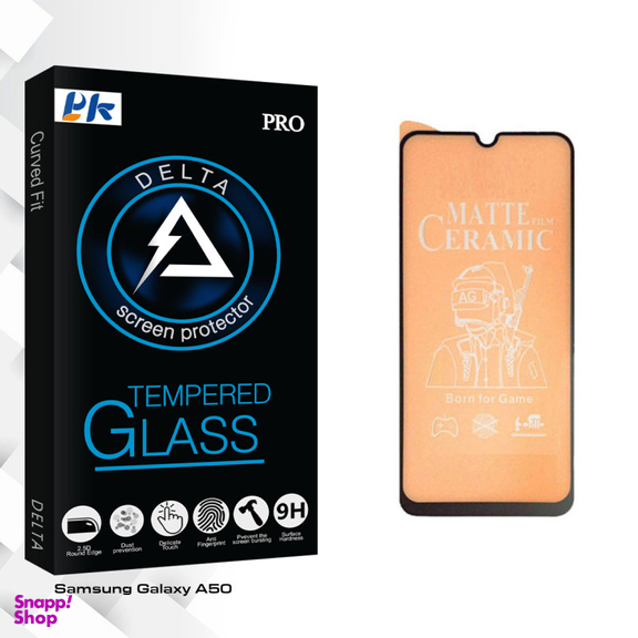 محافظ صفحه نمایش سرامیکی پی کی مدل Delta Glass مناسب برای گوشی موبایل سامسونگ Galaxy A50