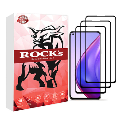 محافظ صفحه نمایش سرامیکی راکز مدل CRC مناسب برای گوشی موبایل شیایومی Mi 10T Pro بسته سه عددی