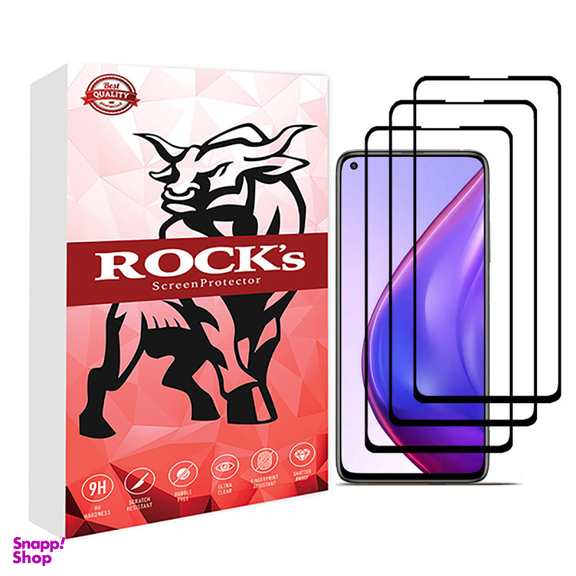 محافظ صفحه نمایش سرامیکی راکز مدل CRC مناسب برای گوشی موبایل شیایومی Mi 10T Pro بسته سه عددی