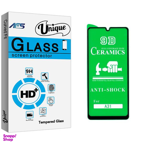 محافظ صفحه نمایش سرامیکی ای اف اس مدل Unique Glass مناسب برای گوشی موبایل سامسونگ Galaxy A31