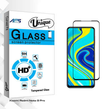 محافظ صفحه نمایش سرامیکی ای اف اس مدل Unique Glass مناسب برای گوشی موبایل شیایومی Redmi Note 9 Pro