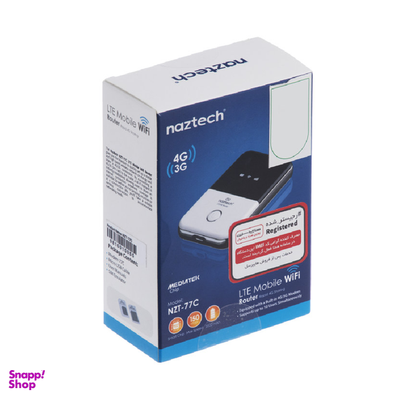مودم 4G قابل حمل نزتک (Naztech) مدل NZT-77C