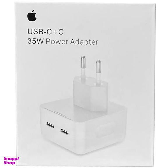 شارژر اپل (Apple) مدل دو پورت USB-C 35W