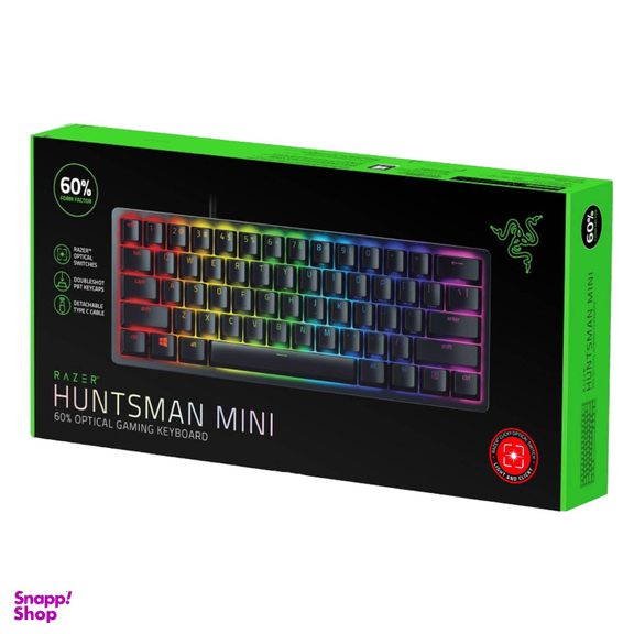 کیبورد ریزر (Razer) مدل Huntsman Mini Red Switch