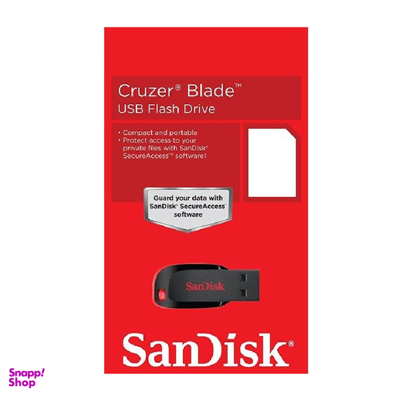 فلش مموری سن دیسک (SanDisk) مدل Cruzer Blade ظرفیت 32 گیگابابت