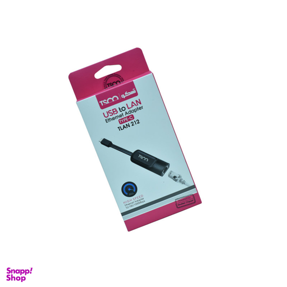 کابل تبدیل USB Type-C به LAN تسکو (TSCO) مدل TLAN 212