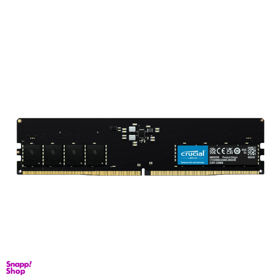 رم دسکتاپ کروشیال مدل CT8G48C40U5 DDR5 4800MHz ظرفیت 8 گیگابایت